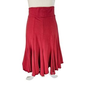 Effie's Heart Red Midi Skirt